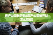 房产公司被开除(房产公司被开除怎么赔偿)