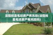 法院拍卖毛坯房产有风险(法院拍卖毛坯房产有风险吗)