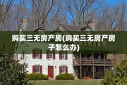 购买三无房产房(购买三无房产房子怎么办)