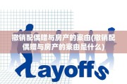 撤销配偶赠与房产的案由(撤销配偶赠与房产的案由是什么)