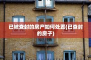 已被查封的房产如何处置(已查封的房子)