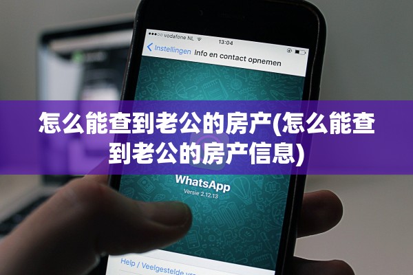 怎么能查到老公的房产(怎么能查到老公的房产信息)