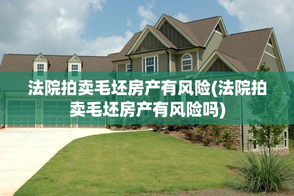 法院拍卖毛坯房产有风险(法院拍卖毛坯房产有风险吗)