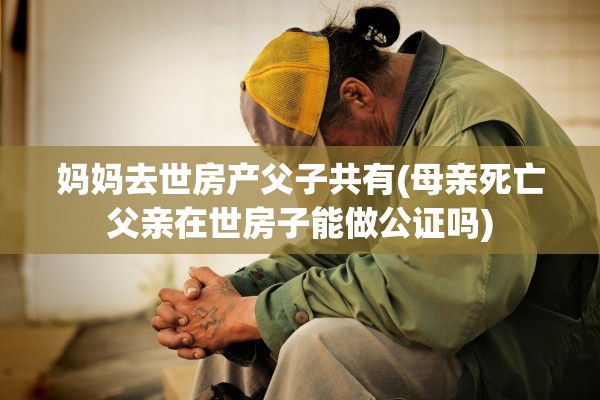 妈妈去世房产父子共有(母亲死亡父亲在世房子能做公证吗)