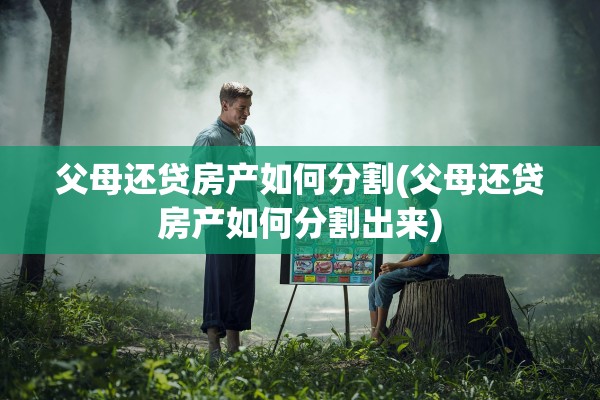 父母还贷房产如何分割(父母还贷房产如何分割出来)