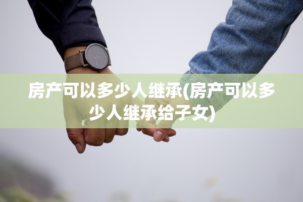 房产可以多少人继承(房产可以多少人继承给子女)