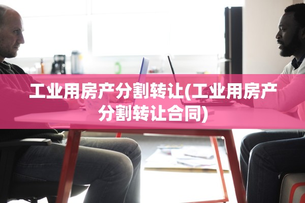 工业用房产分割转让(工业用房产分割转让合同)