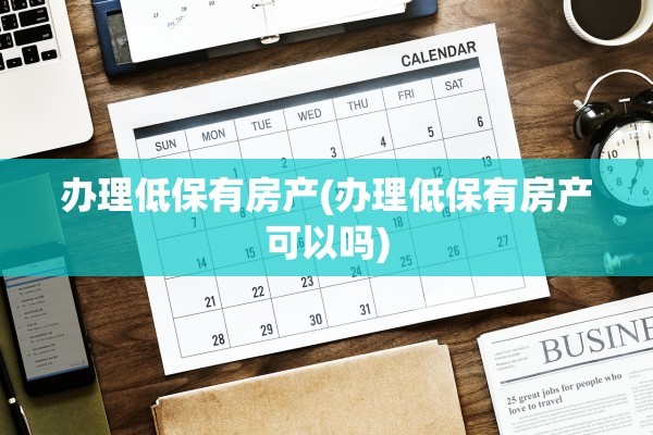 办理低保有房产(办理低保有房产可以吗)