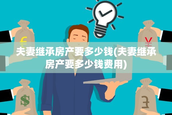 夫妻继承房产要多少钱(夫妻继承房产要多少钱费用)