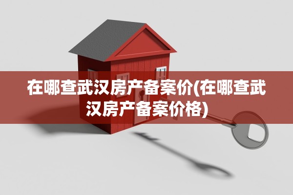 在哪查武汉房产备案价(在哪查武汉房产备案价格)