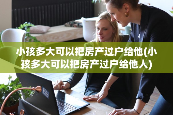 小孩多大可以把房产过户给他(小孩多大可以把房产过户给他人)