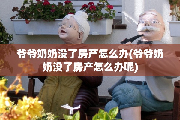 爷爷奶奶没了房产怎么办(爷爷奶奶没了房产怎么办呢)