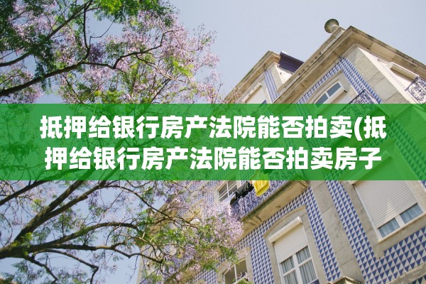 抵押给银行房产法院能否拍卖(抵押给银行房产法院能否拍卖房子)