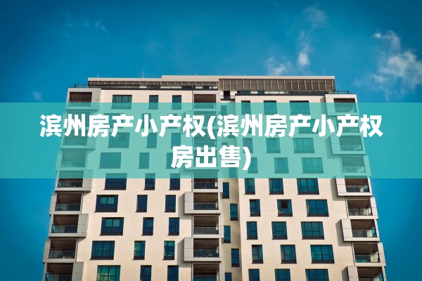 滨州房产小产权(滨州房产小产权房出售)
