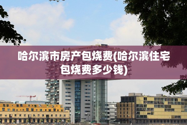 哈尔滨市房产包烧费(哈尔滨住宅包烧费多少钱)