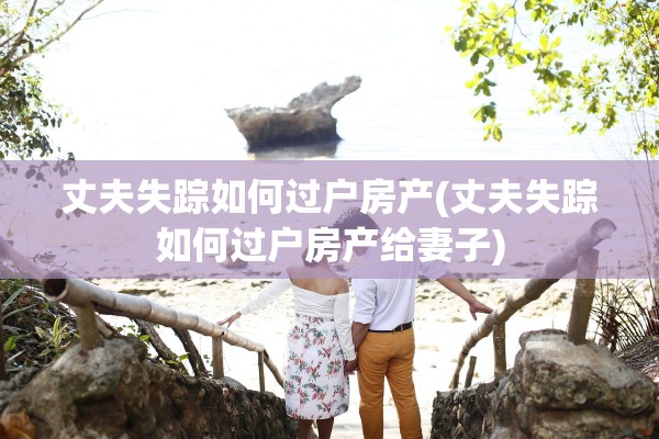 丈夫失踪如何过户房产(丈夫失踪如何过户房产给妻子)