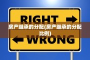 房产继承的分配(房产继承的分配比例)