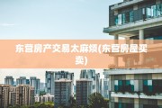 东营房产交易太麻烦(东营房屋买卖)