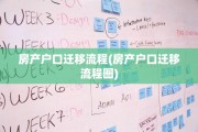 房产户口迁移流程(房产户口迁移流程图)