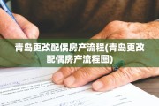青岛更改配偶房产流程(青岛更改配偶房产流程图)