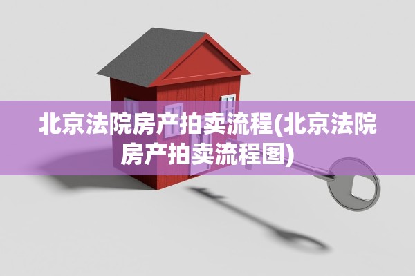 北京法院房产拍卖流程(北京法院房产拍卖流程图)