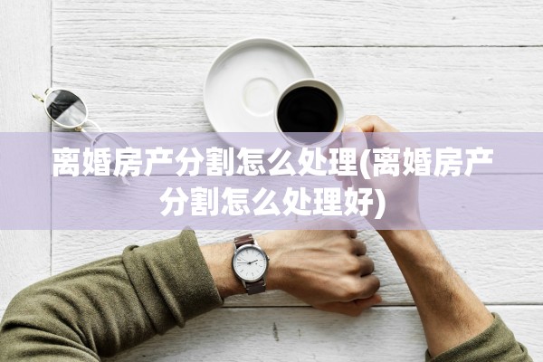 离婚房产分割怎么处理(离婚房产分割怎么处理好)