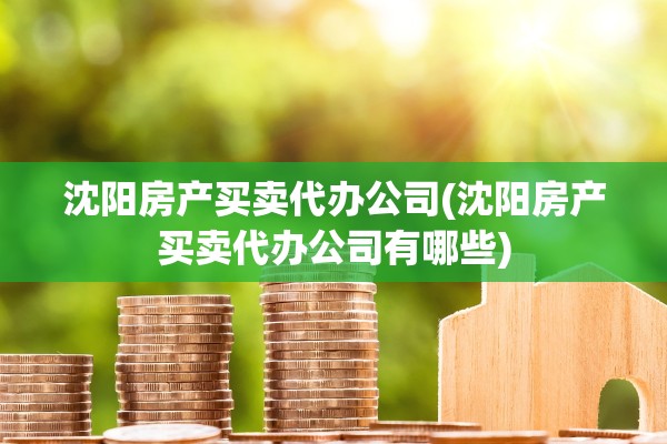 沈阳房产买卖代办公司(沈阳房产买卖代办公司有哪些)