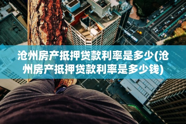 沧州房产抵押贷款利率是多少(沧州房产抵押贷款利率是多少钱)