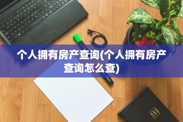 个人拥有房产查询(个人拥有房产查询怎么查)