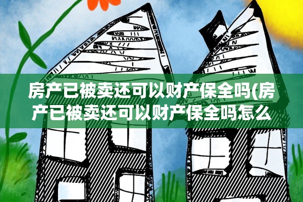 房产已被卖还可以财产保全吗(房产已被卖还可以财产保全吗怎么办)